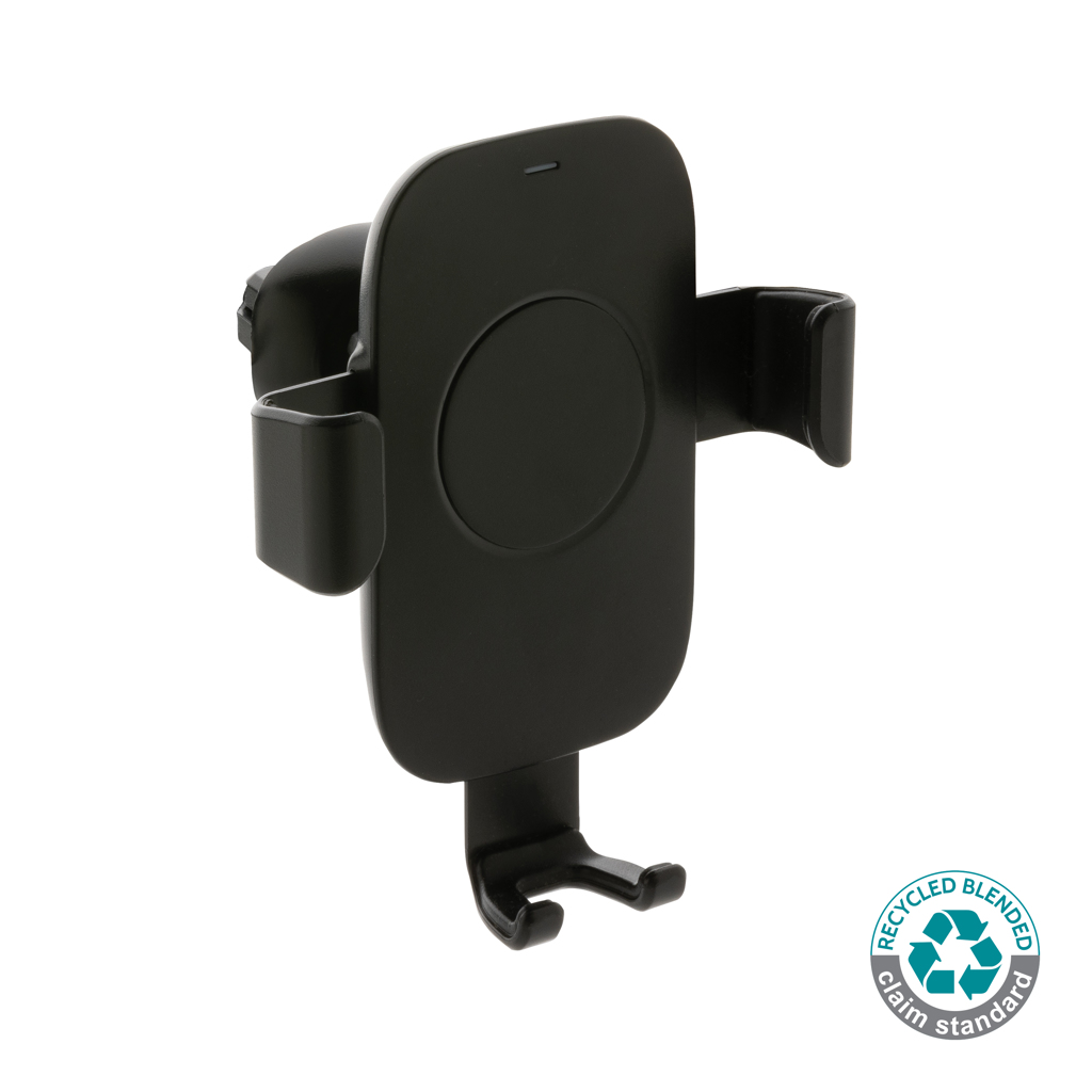 10W Wireless Charging Autohalter aus RCS Plastik 10W Wireless Charging Autohalter aus RCS Plastik