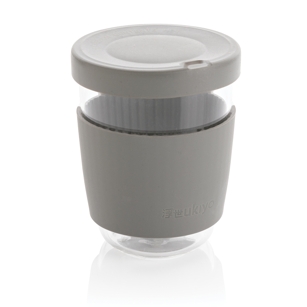 Ukiyo Borosilikatglas mit Silikondeckel & Sleeve