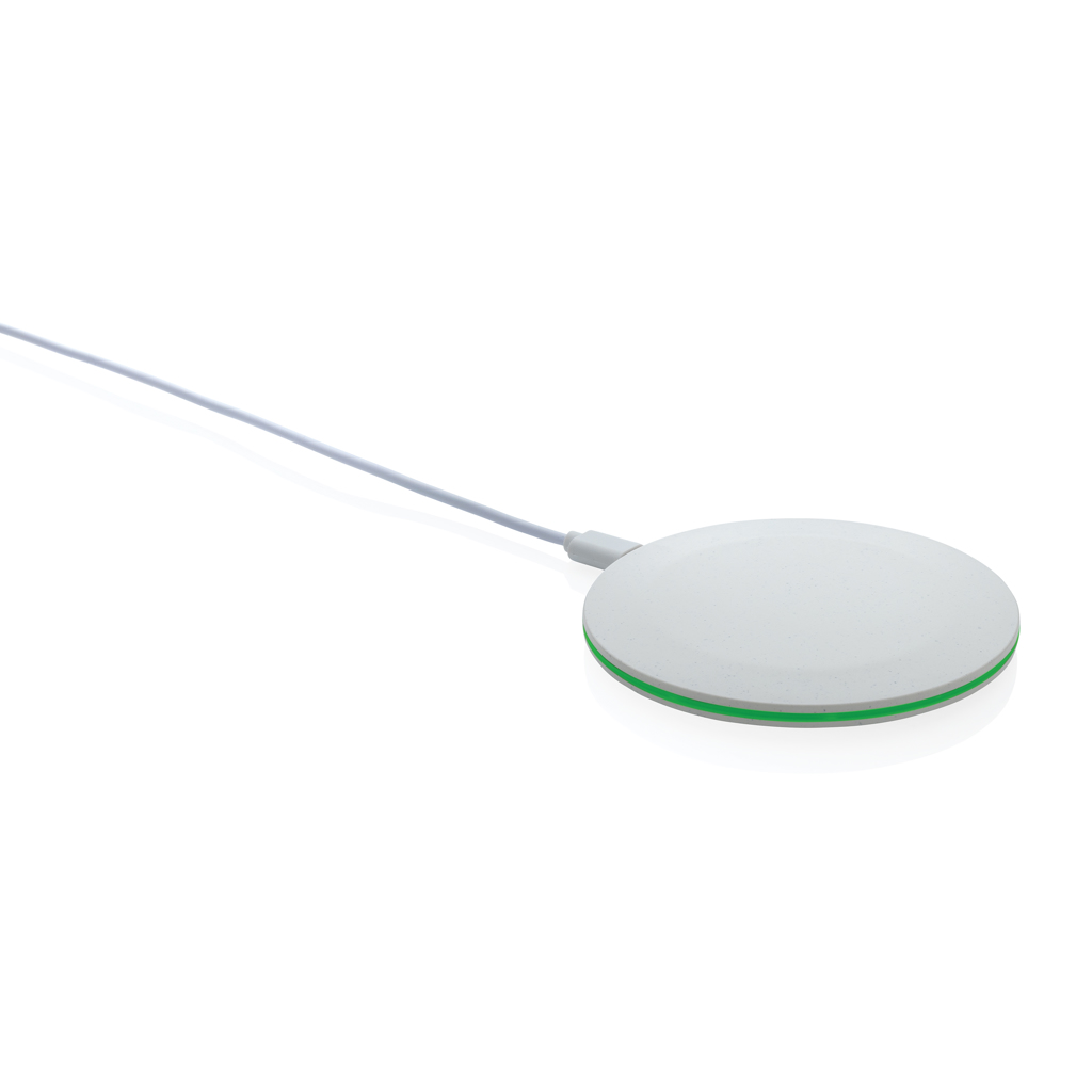15W-Wireless-Fast-Charger aus recyceltem RCS-Kunststoff 15W-Wireless-Fast-Charger aus recyceltem RCS-Kunststoff