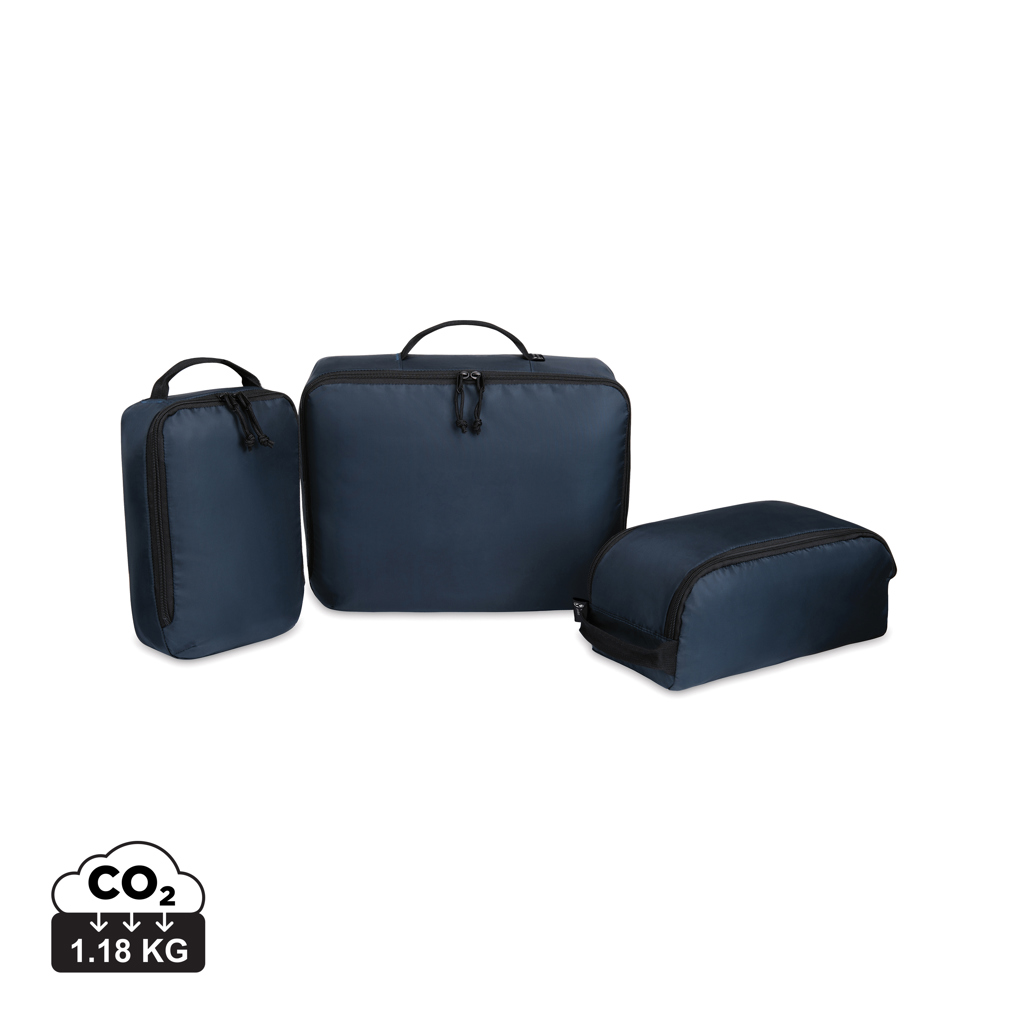 Renew AWARE™ rPET 3-teiliges Packing-Cube-Set Renew AWARE™ rPET 3-teiliges Packing-Cube-Set