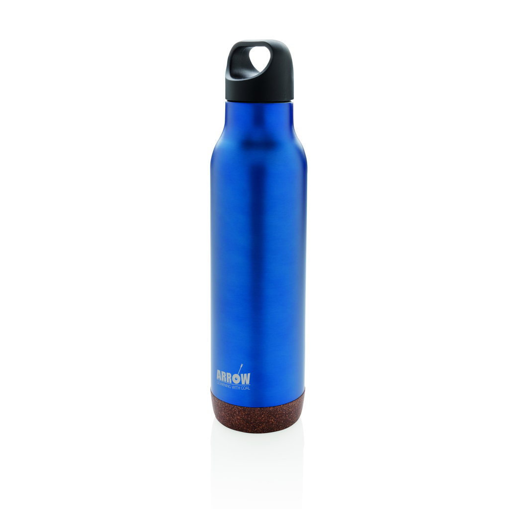 Auslaufsichere Vakuum-Flasche mit Kork Auslaufsichere Vakuum-Flasche mit Kork