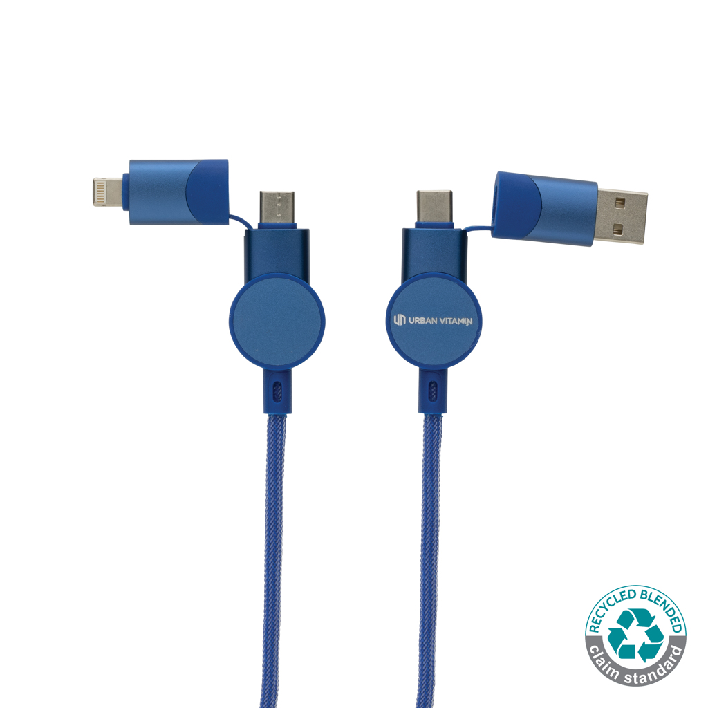 Oakland RCS rKunststoff 1,2m 6-in-1 Fast-Charging 45W Kabel Oakland RCS rKunststoff 1,2m 6-in-1 Fast-Charging 45W Kabel