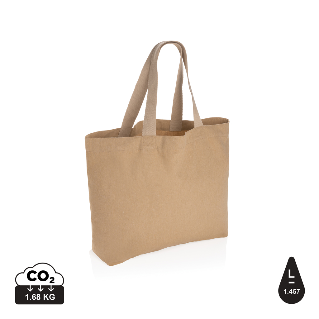 Impact Aware™ 240g/m² große Tasche aus rCanvas, ungefärbt Impact Aware™ 240g/m² große Tasche aus rCanvas, ungefärbt