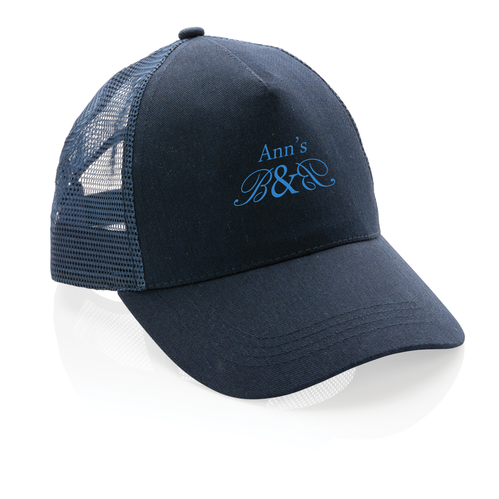 Impact AWARE™ 190gr Brushed rCotton 5 Panel Trucker-Cap Impact AWARE™ 190gr Brushed rCotton 5 Panel Trucker-Cap
