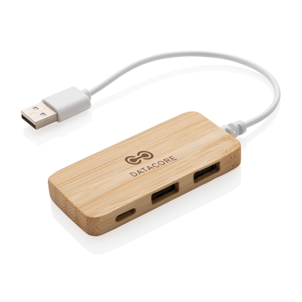 Bambus-Hub mit Type-C
