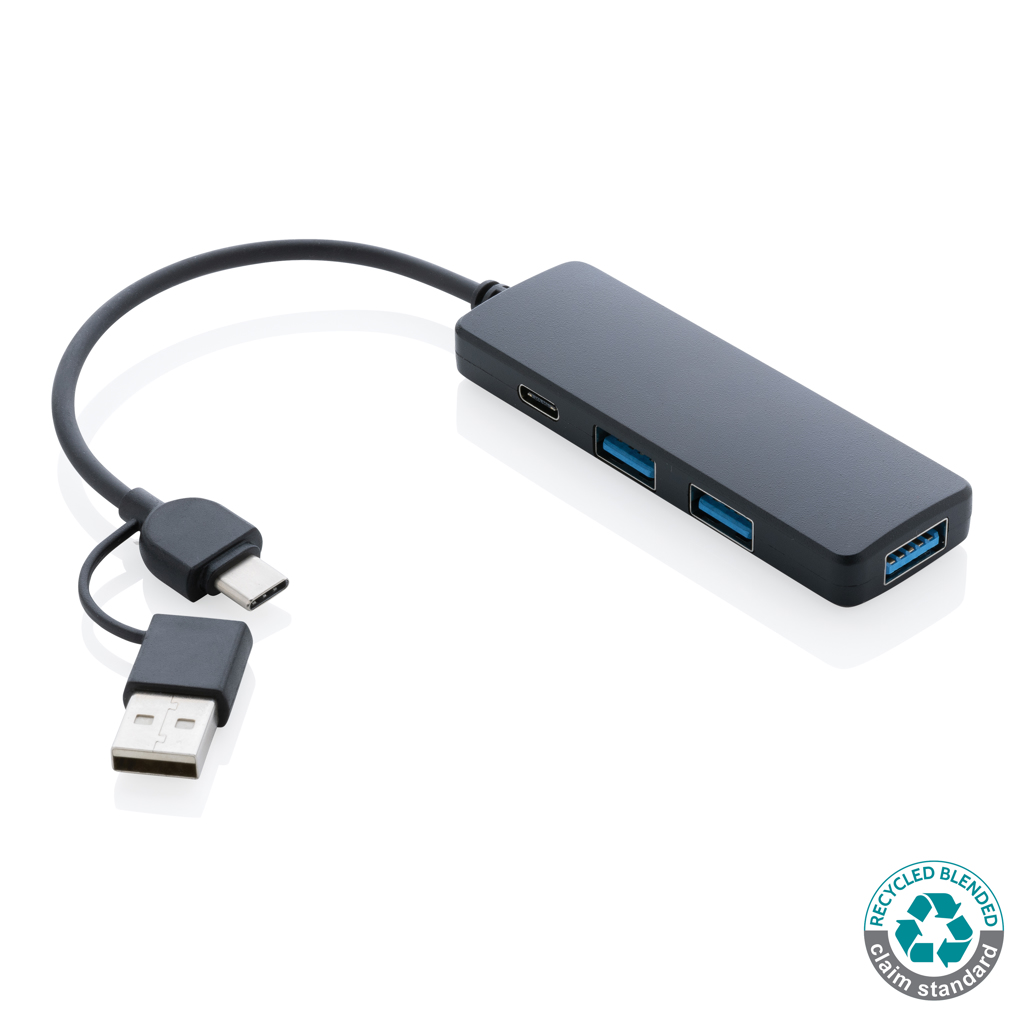 RCS recycelter USB-Hub mit Dual-Input