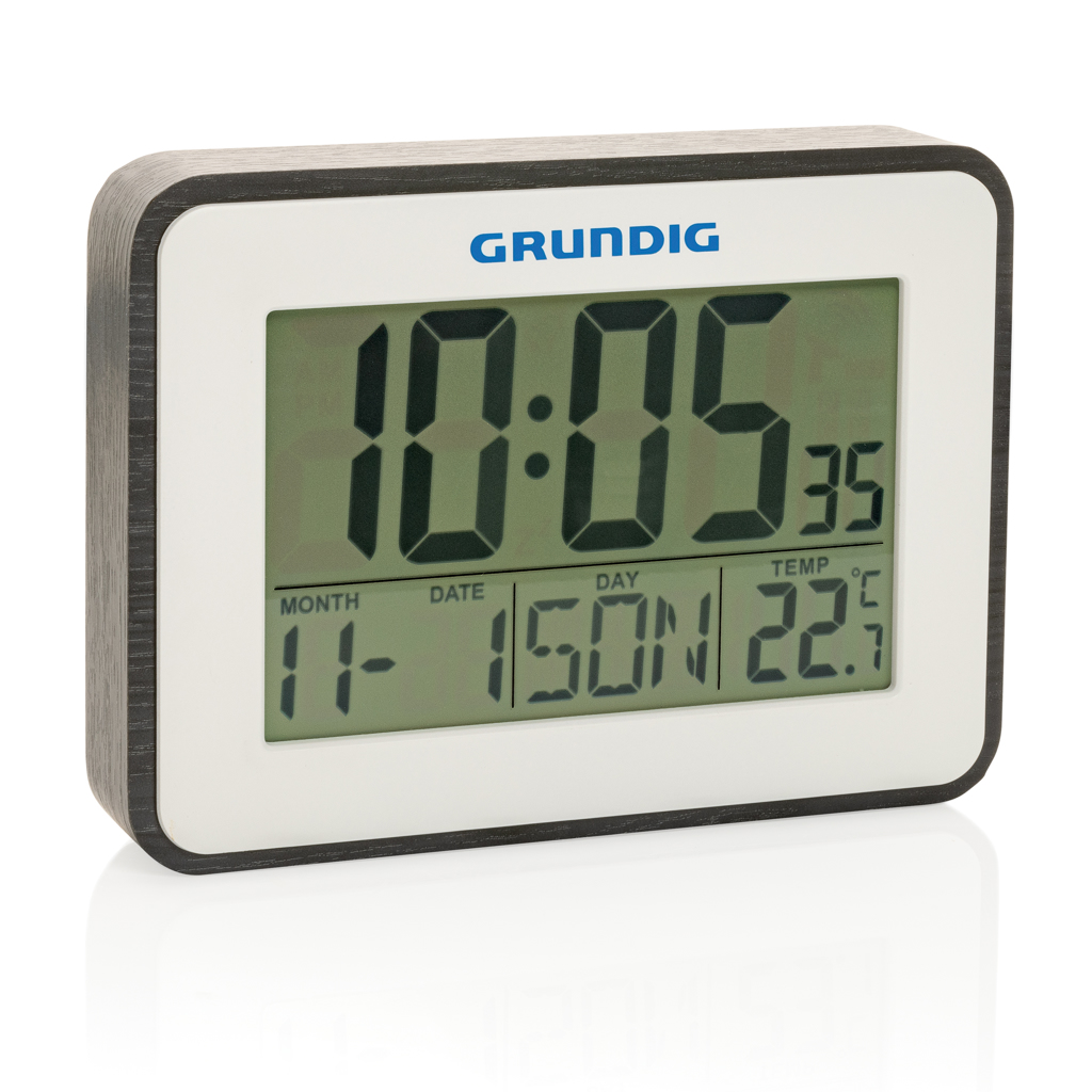 Grundig Thermometer, Wecker und Kalender Grundig Thermometer, Wecker und Kalender