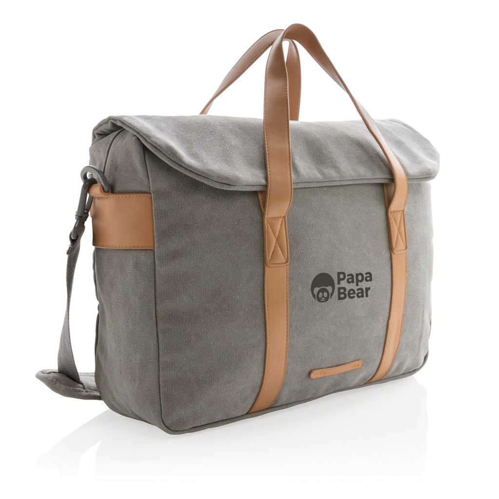 Canvas Laptop-Tasche, PVC-frei Canvas Laptop-Tasche, PVC-frei