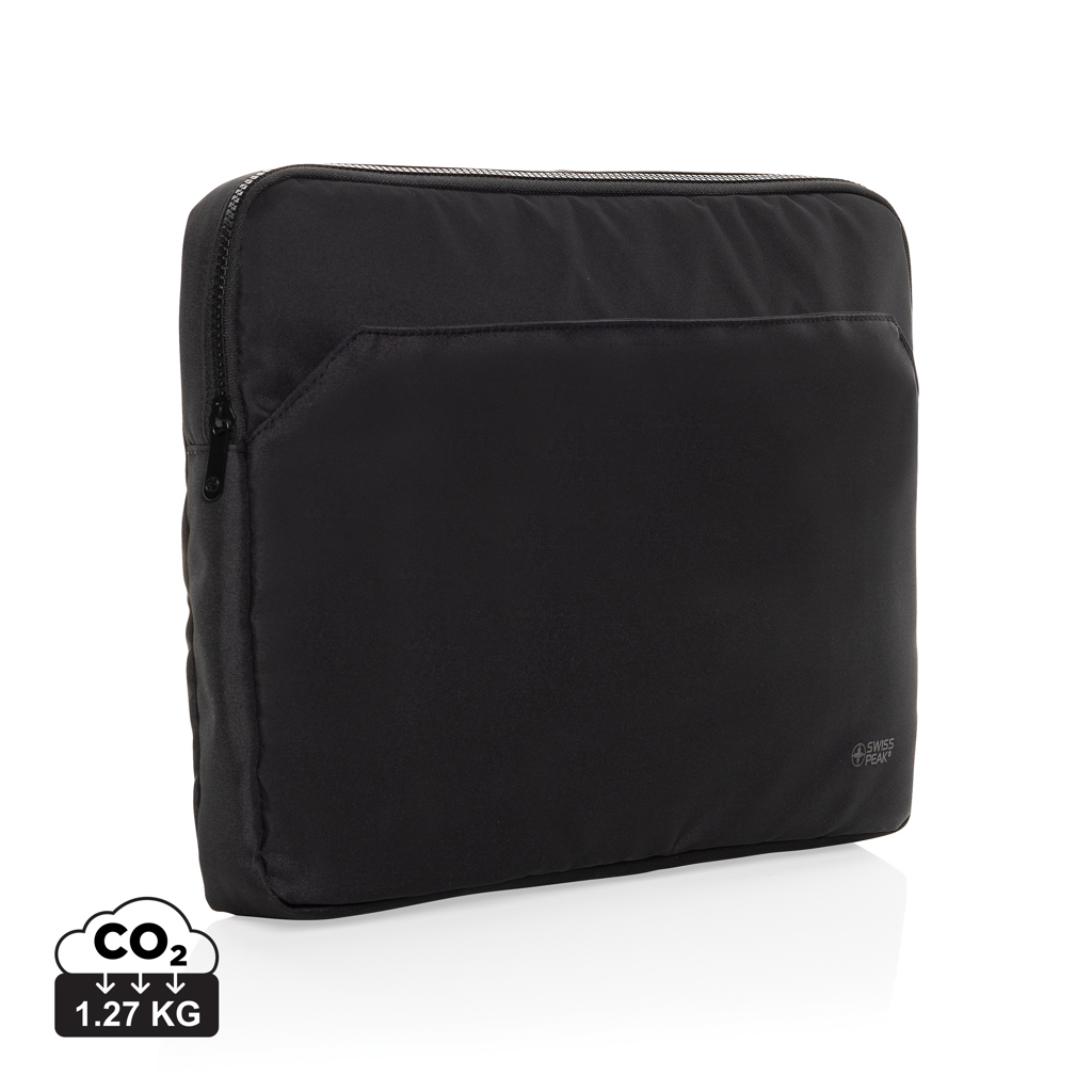 Swiss Peak Aware™ RPET Essential 15.6" Laptop Sleeve Swiss Peak Aware™ RPET Essential 15.6" Laptop Sleeve