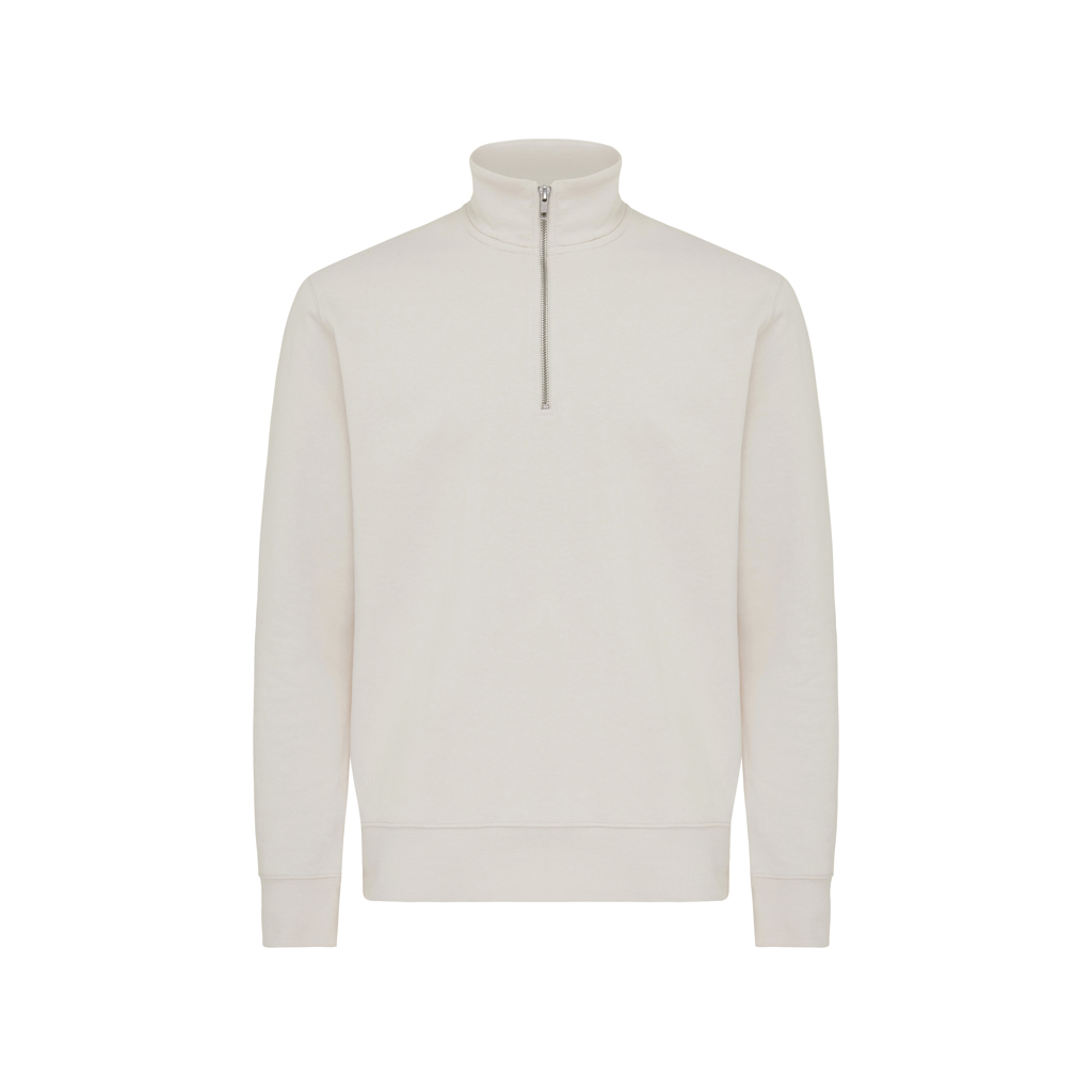 IQONIQ Elgon Quarter-Zip-Sweater aus rec. Baumwolle