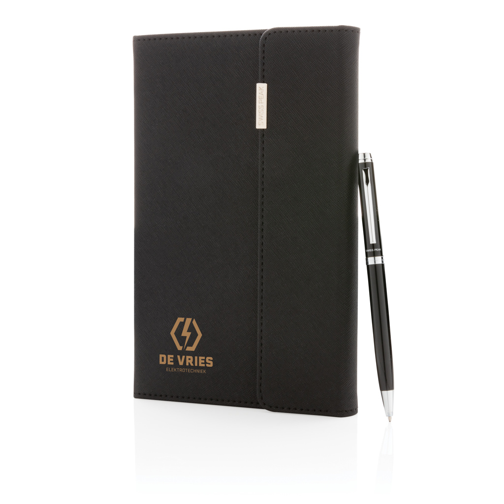 Swiss Peak Deluxe A5 Notizbuch mit Stift Swiss Peak Deluxe A5 Notizbuch mit Stift