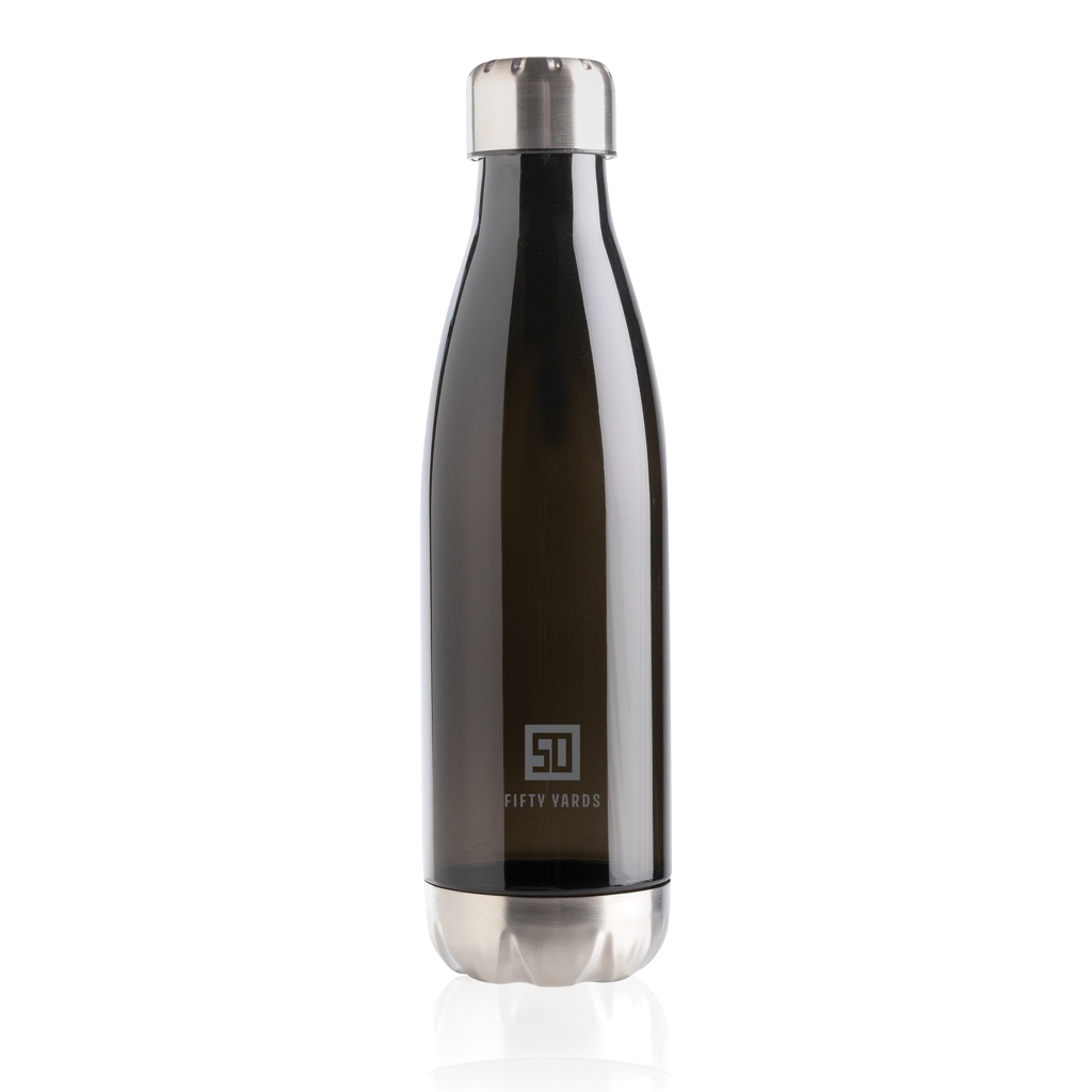 Auslaufsichere Trinkflasche mit Stainless-Steel-Deckel Auslaufsichere Trinkflasche mit Stainless-Steel-Deckel