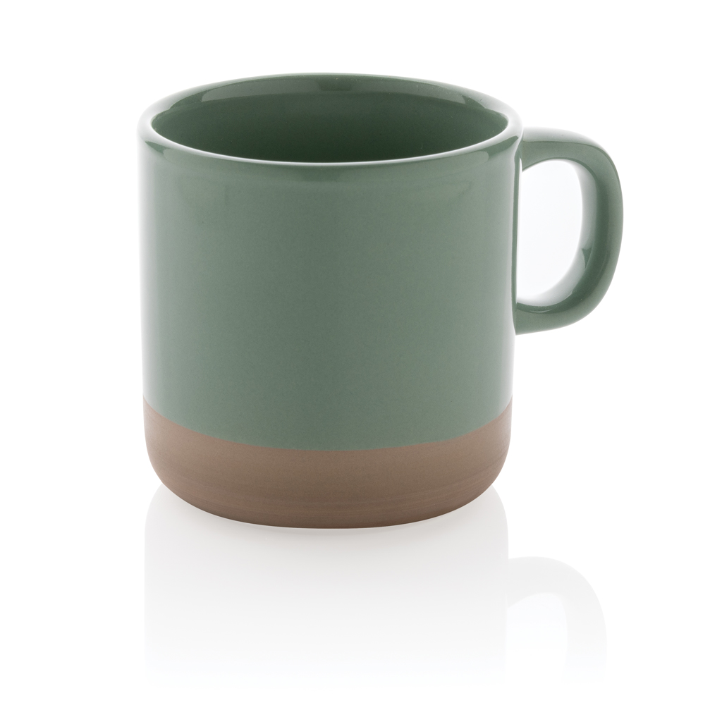Becher aus glasiertem Keramik, 360ml Becher aus glasiertem Keramik, 360ml